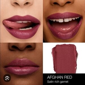 Nars AFGHAN RED Satin Lipstick .12 Oz. / 3.5 g NIB!  RARE!  HTF!  DISCONTINUED!